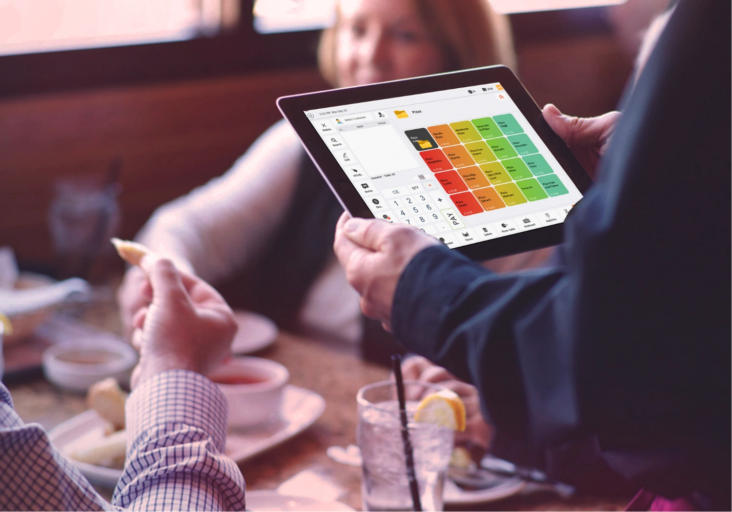 Actionable insights per transaction on tablet using Hamster POS